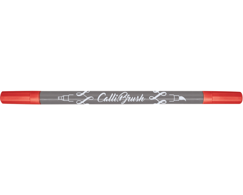 ONLINE Callibrush Pen Double Tip 2mm 19055/6 Rot