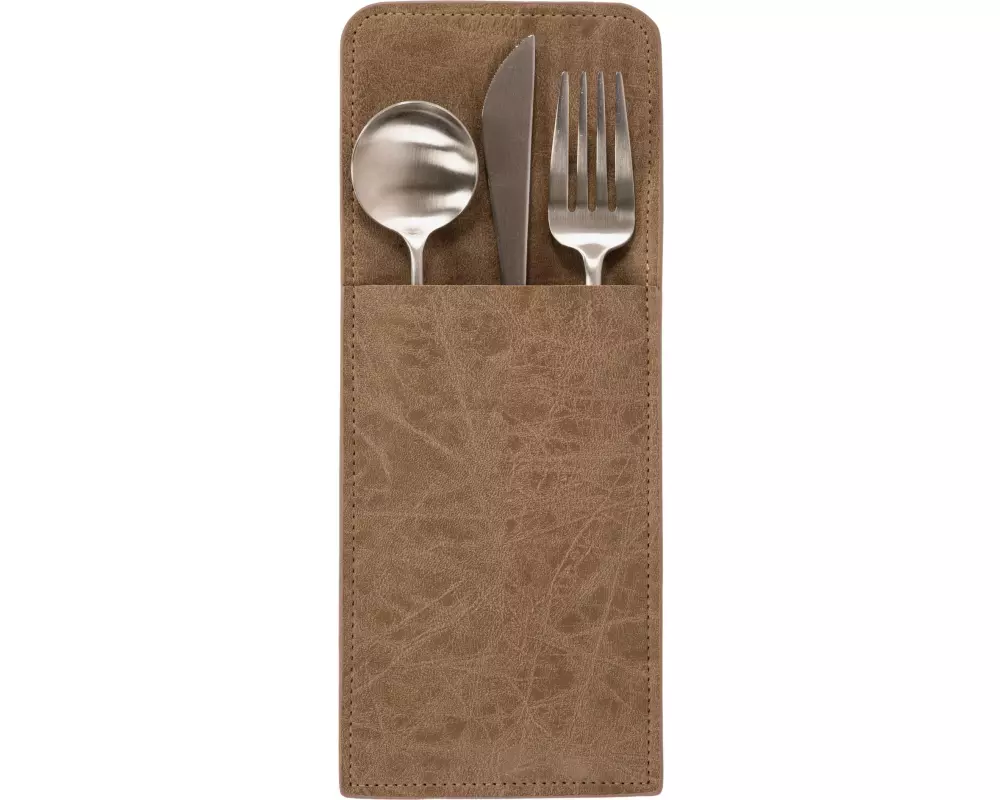 Tiseco Tischset Truman 10 cm x 25 cm, Taupe