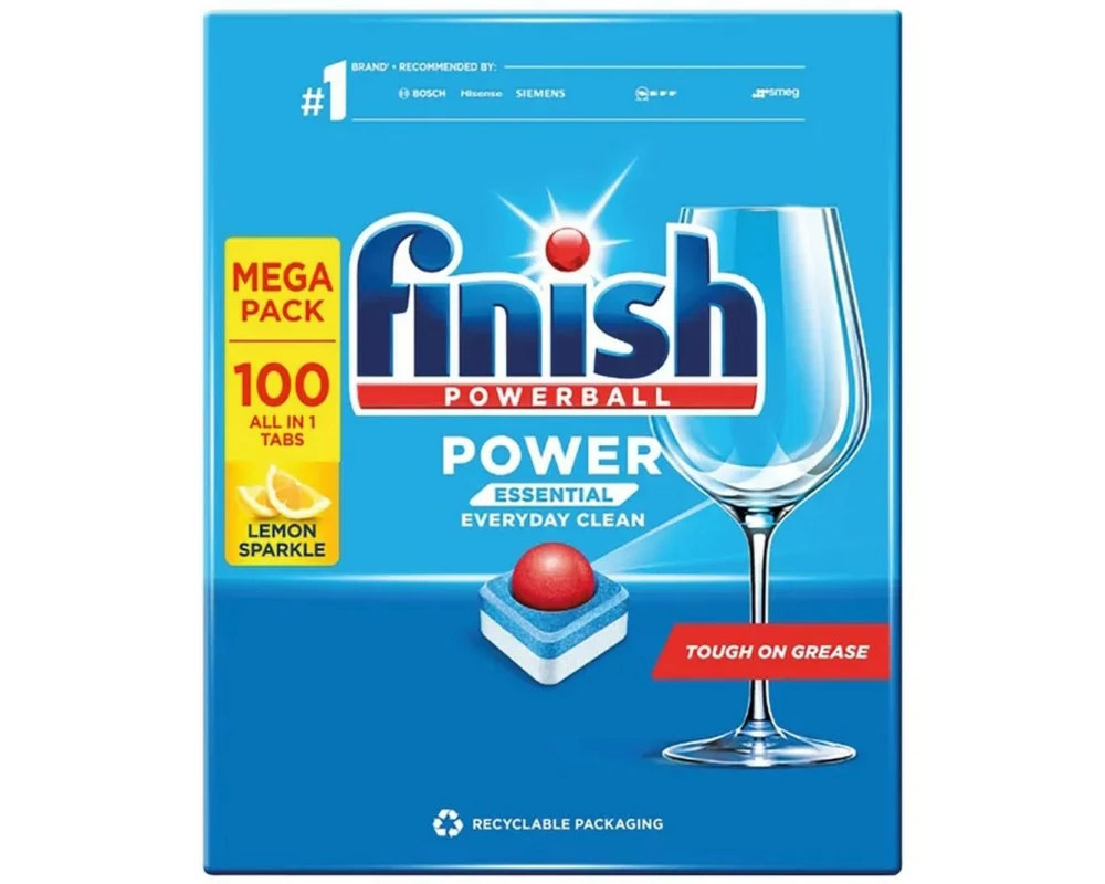 Finish Spülmaschinen-Caps Power Essential Zitrone 100 Tabs