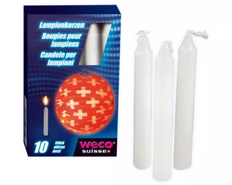 Haushaltsware Lampion Kerzen 10 Stück