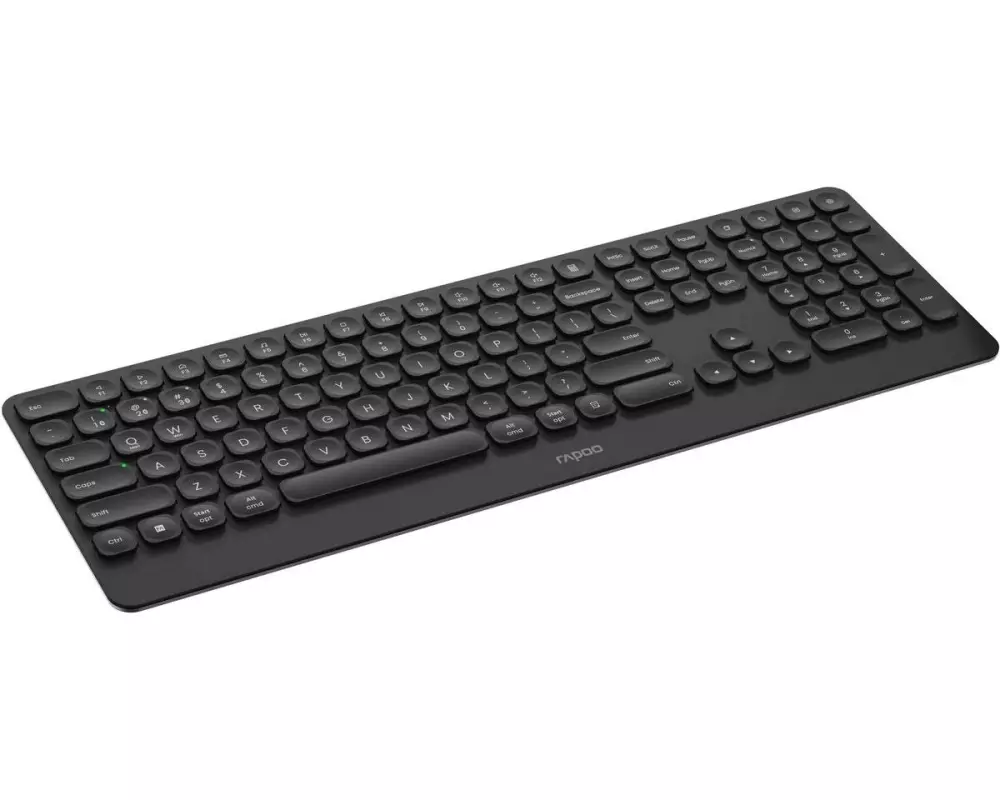 Rapoo Tastatur E9390M Ultraslim Schwarz