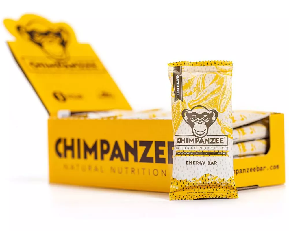 Chimpanzee Energy Bar, Box Banane/Schokolade, 20 x 55 g
