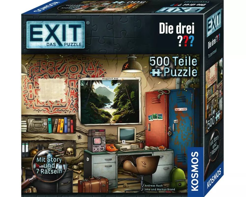 Kosmos Kennerspiel EXIT Das Puzzle Die drei ??? Toteninsel