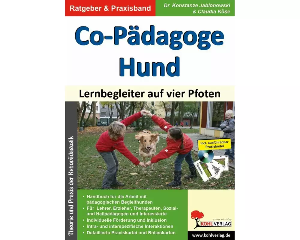 Co-Pädagoge Hund. Lernbegleiter auf vier Pfoten