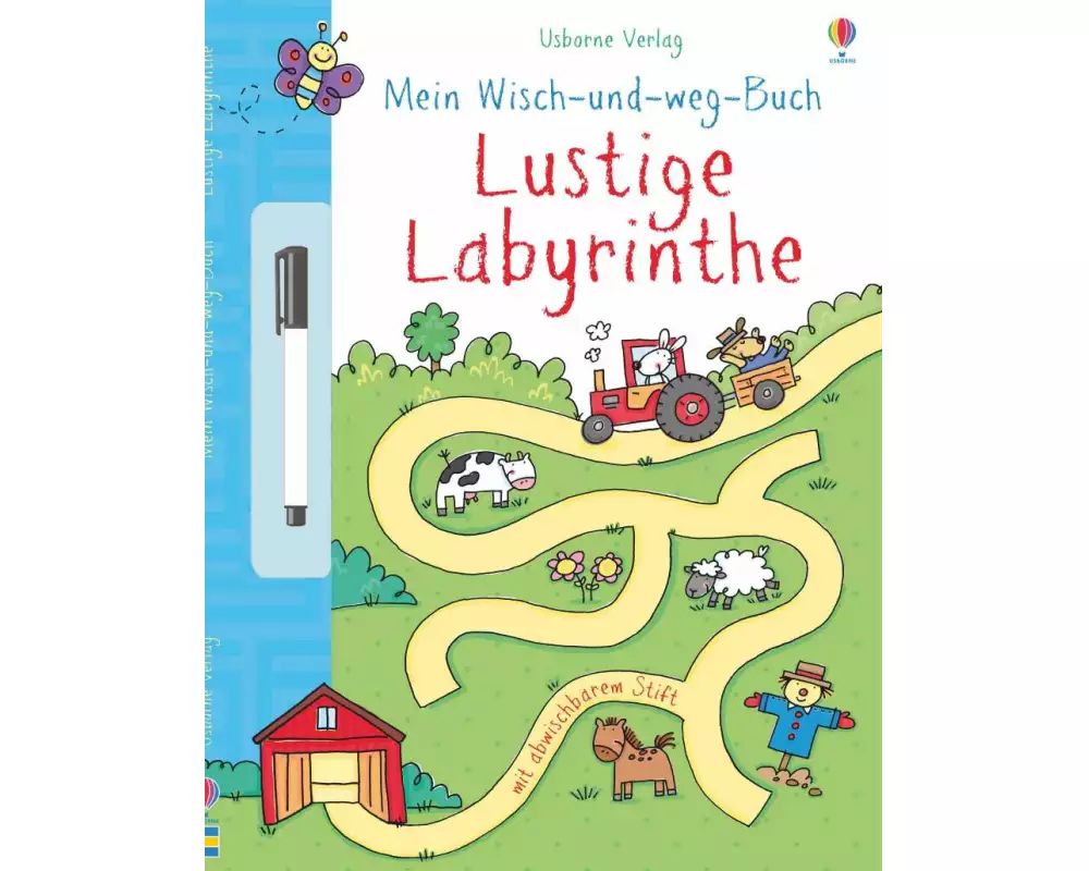 Mein Wisch- und Weg- Buch: Lustige Labyrinthe