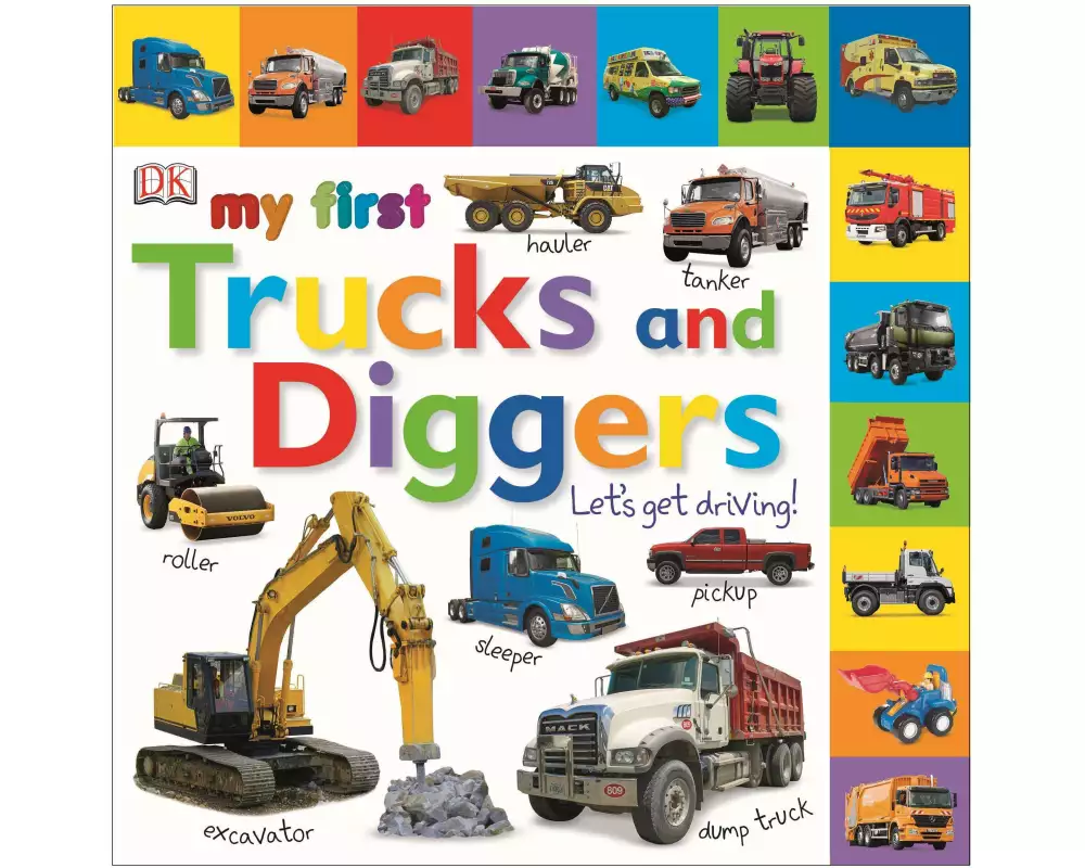 My First Trucks and Diggers Let's Get Driving