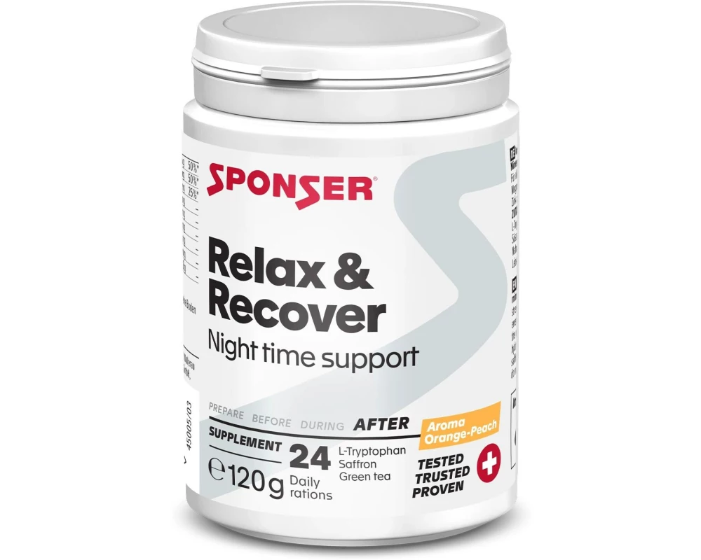 Sponser Pulver Relax & Recover Orange/Pfirsich 120 g