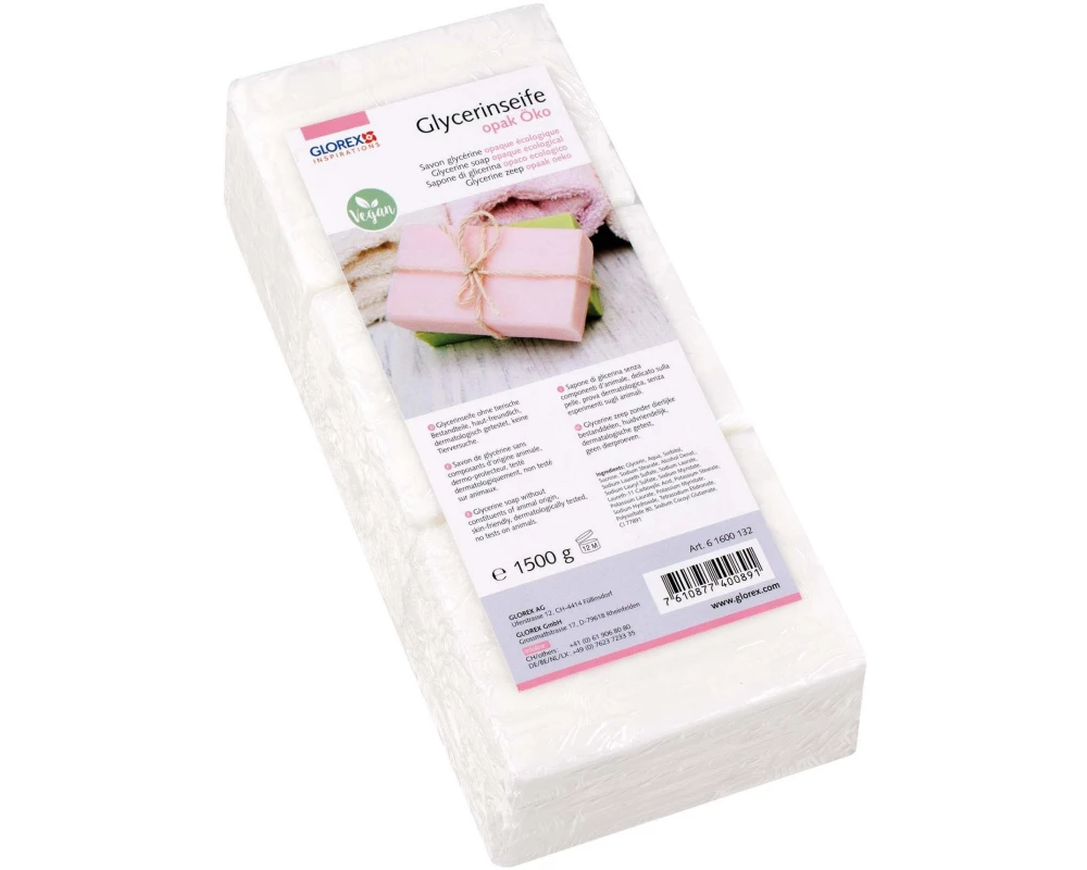 Glorex Glycerinseife Öko Opak, 1500g