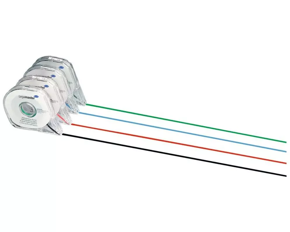 Legamaster Zeichenband selbstklebend 0.25 cm x 1600 cm, 1 Stück