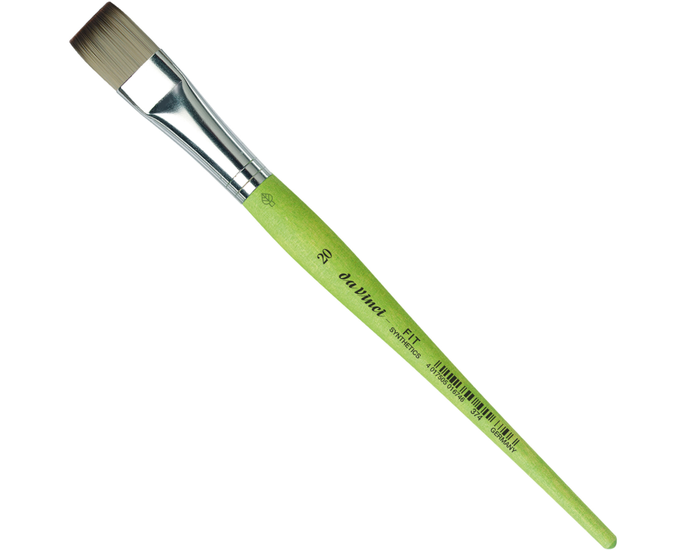 DA VINCI Flachpinsel Fit Synthetics VA-374_20 Grösse 20, Synthetik