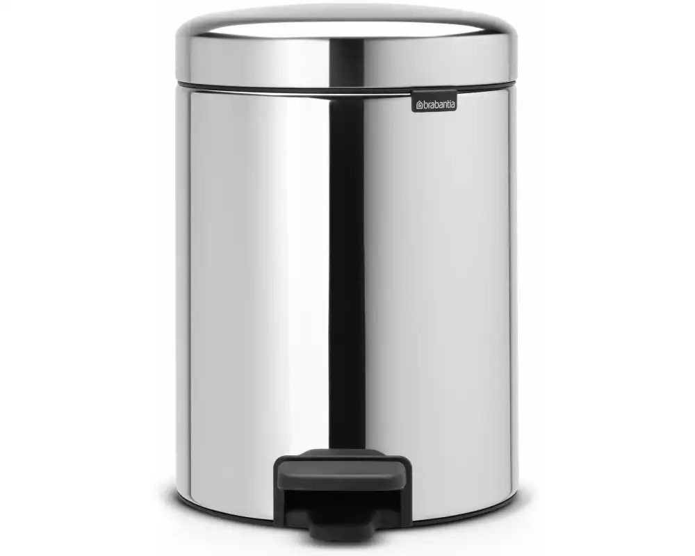 Brabantia Kosmetikeimer NewIcon 5 l, Brilliant Steel