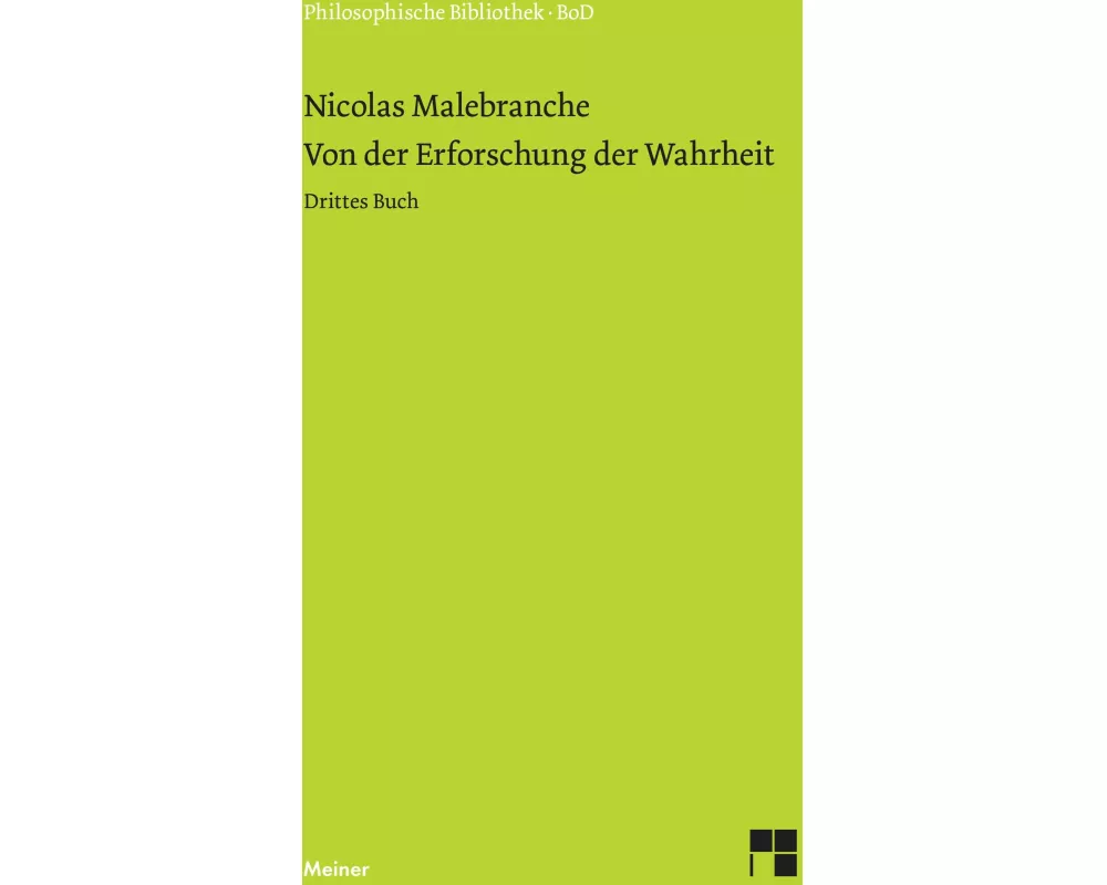 Von der Erforschung der Wahrheit / Von der Erforschung der Wahrheit