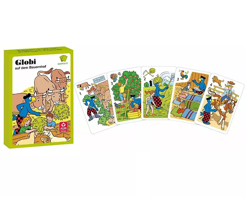 Globi Quartett auf dem Bauernhof