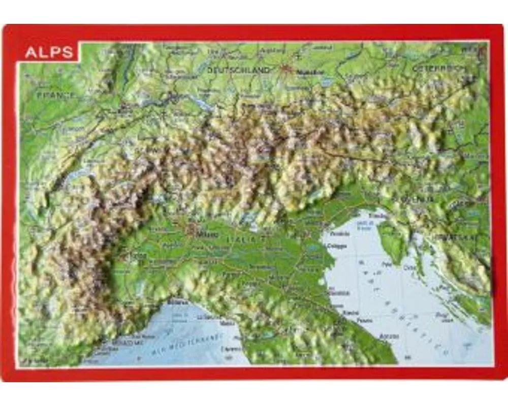 32600; AK Geo Relief: Alpen