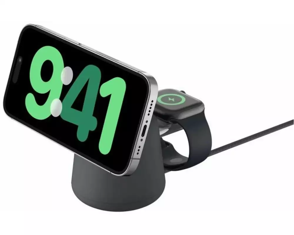 Belkin Wireless Charger BoostCharge Pro 2in1 Dunkelgrau