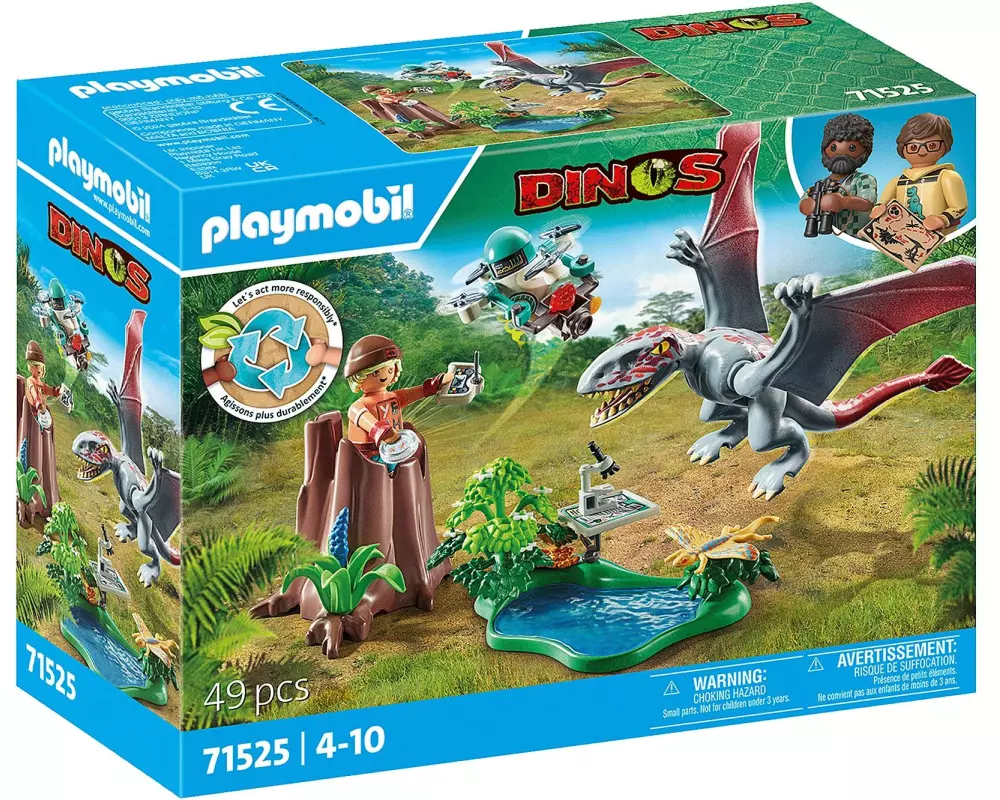 Playmobil Dinos Beobachtungsstation für Dimorphodon 71525