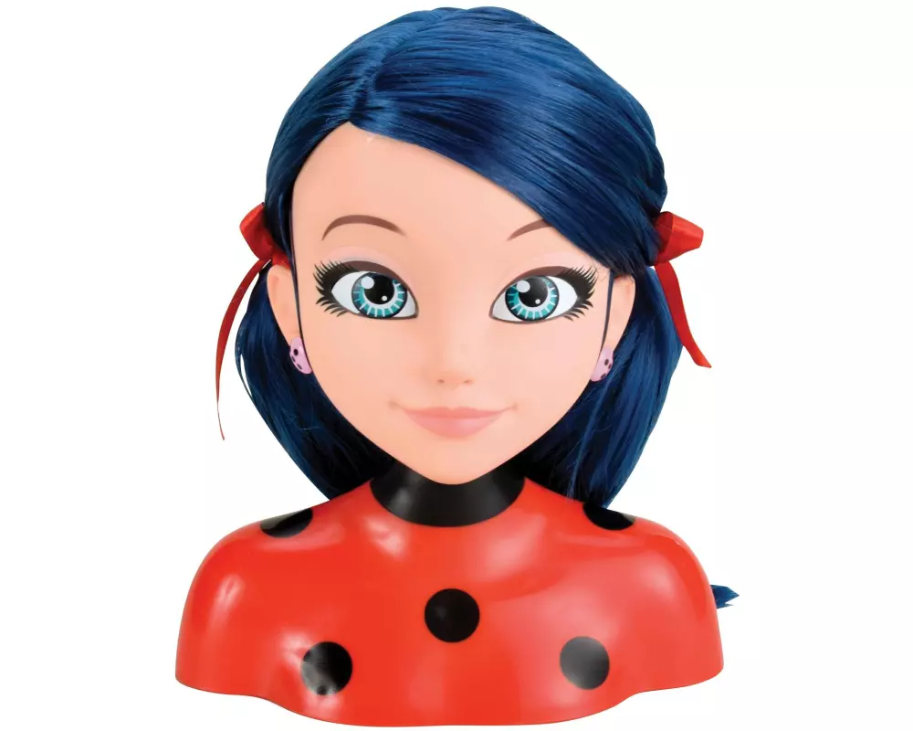 BANDAI Beauty Miraculous Deluxe Frisierkopf Ladybug Set