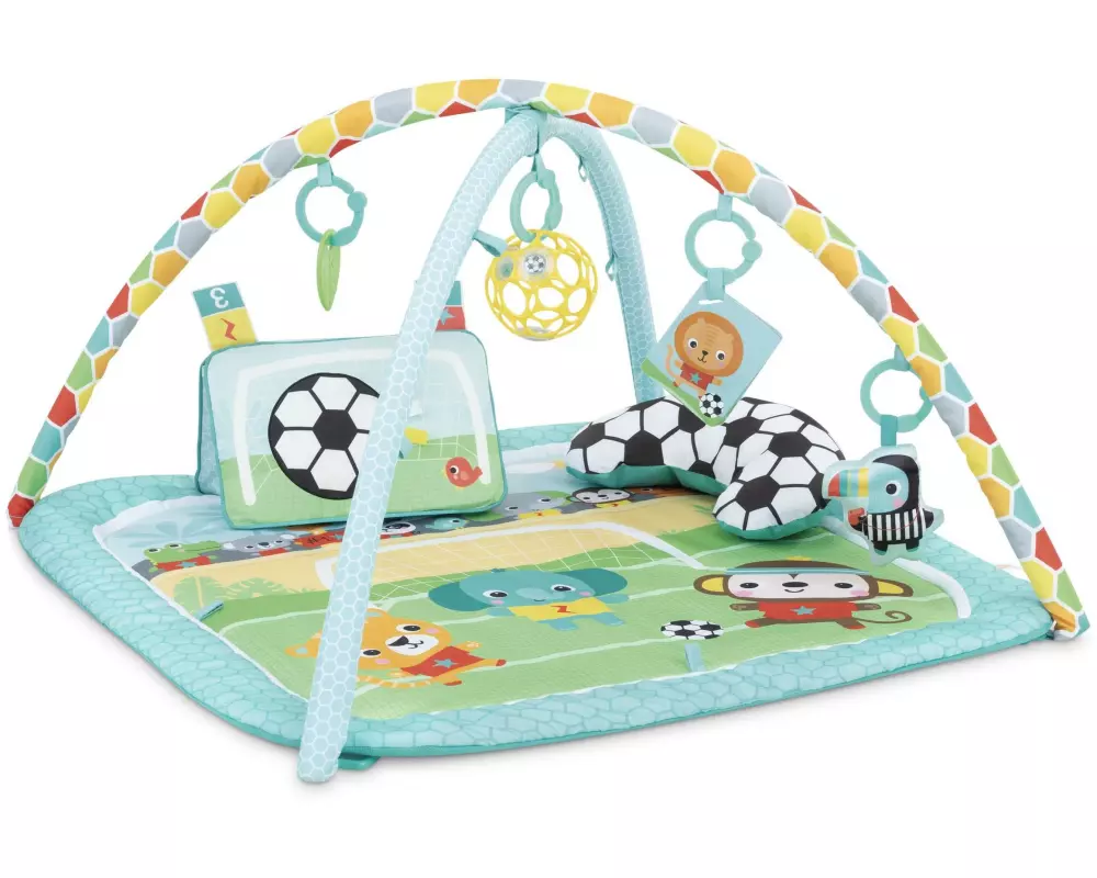 Oball Krabbeldecke mit Spielbogen Fussball