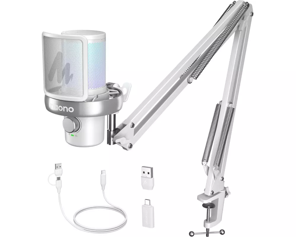 Maono Kondensatormikrofon DM40 Pro Weiss