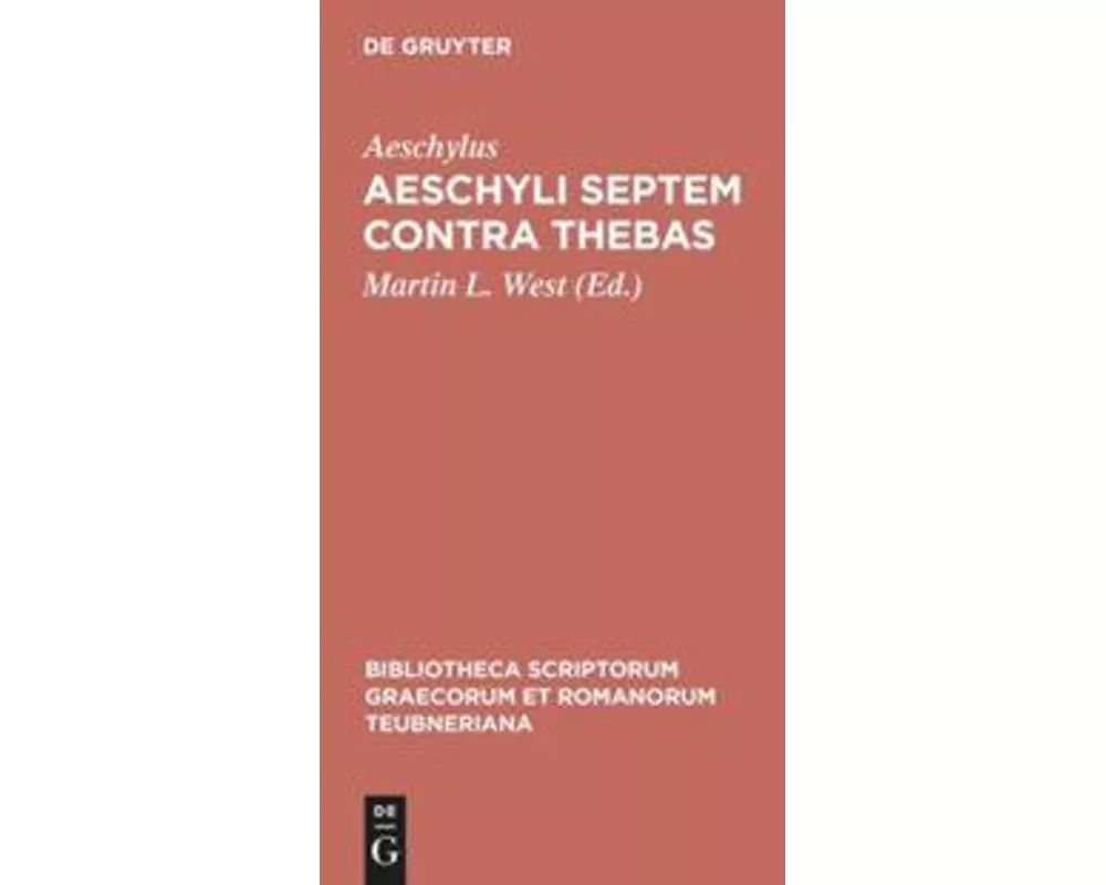Aeschyli Septem contra Thebas