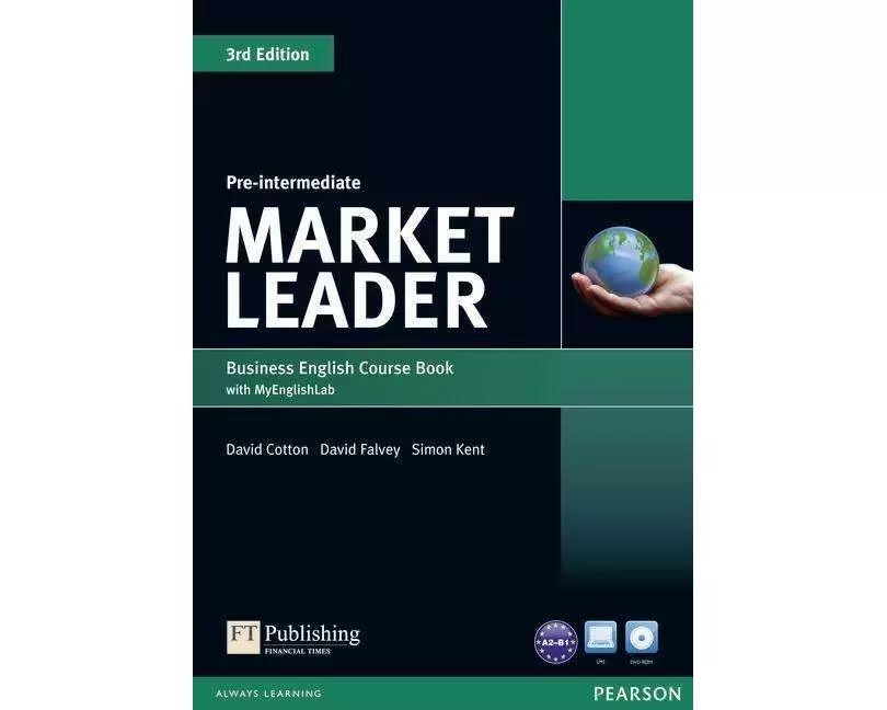 Market Leader 3rd Edition Pre-Intermediate Coursebook with DVD-ROM and MyEnglishLab Student online access code Pack