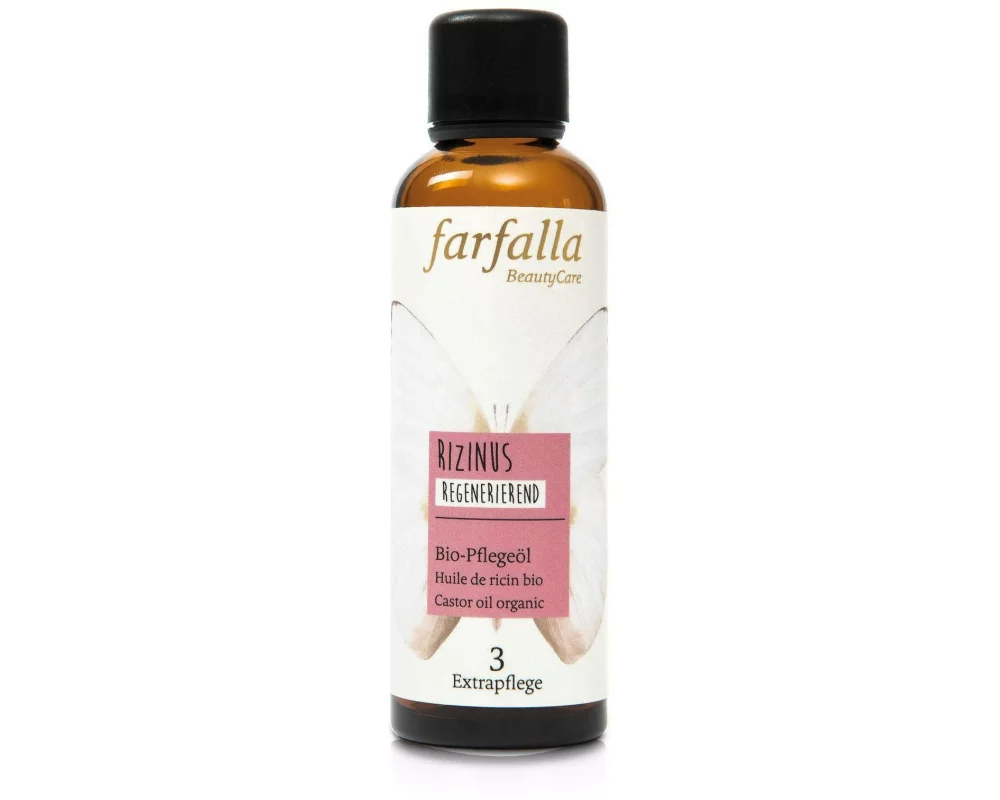Farfalla Körper- u. Gesichtsöl Bio Rizinus 75 ml
