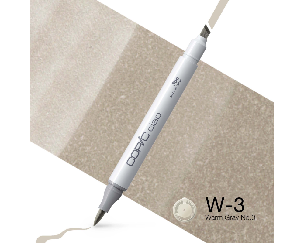 COPIC Marker Ciao 22075326 W-3 - Warm Grey No.3