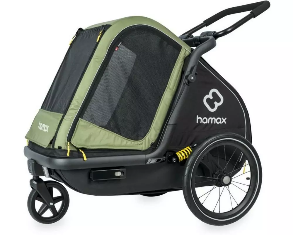 Hamax Veloanhänger Dog Trailer Pluto M für Hunde bis 35 kg