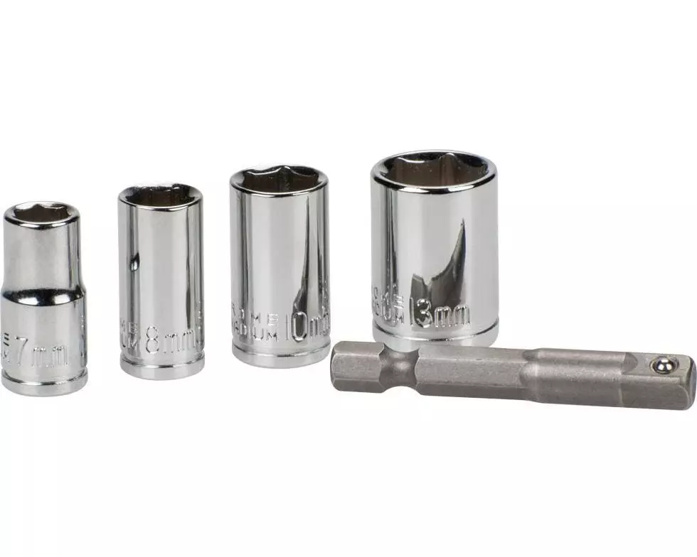 kwb Steckschlüssel-Set mit Adapter 5-tlg