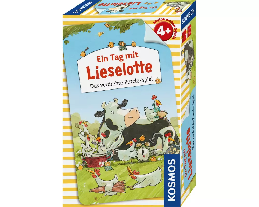 Kosmos Puzzle Ein Tag mit Lieselotte Kinderbuch und Puzzlespiel
