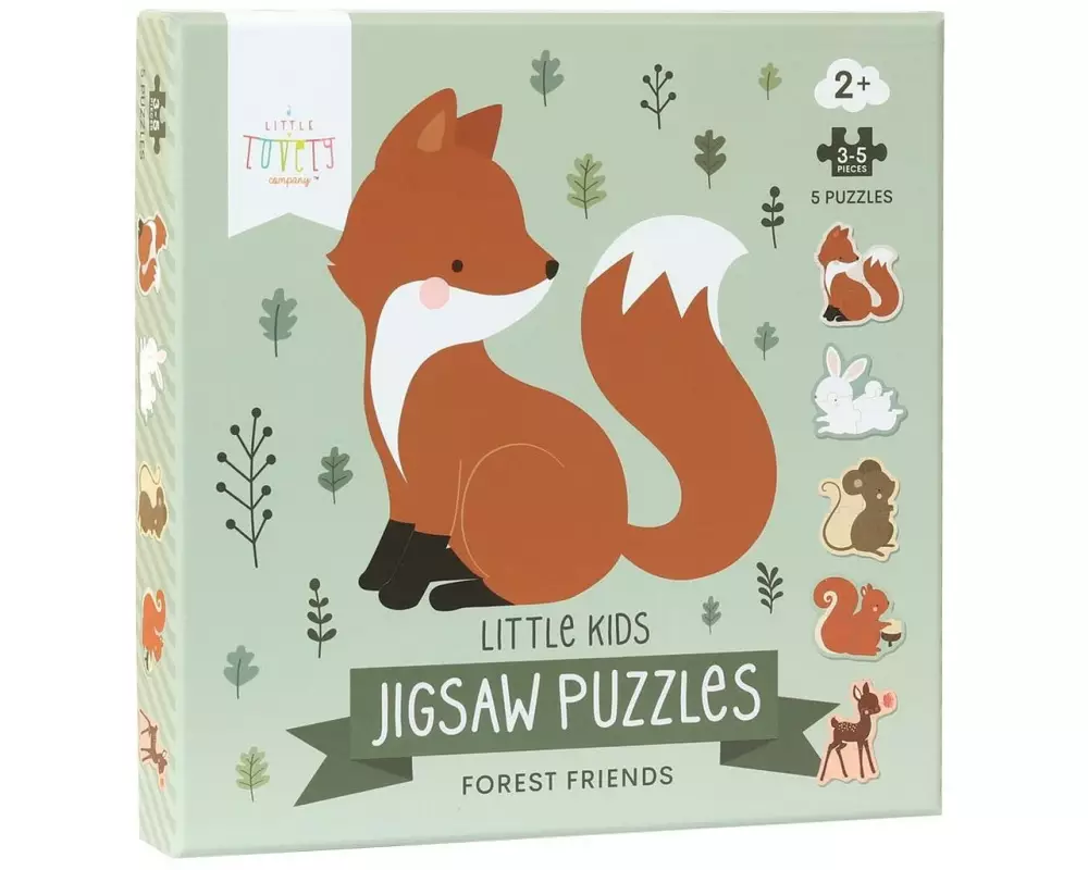 A Little Lovely Company Puzzle Jigsaw Forest Friends