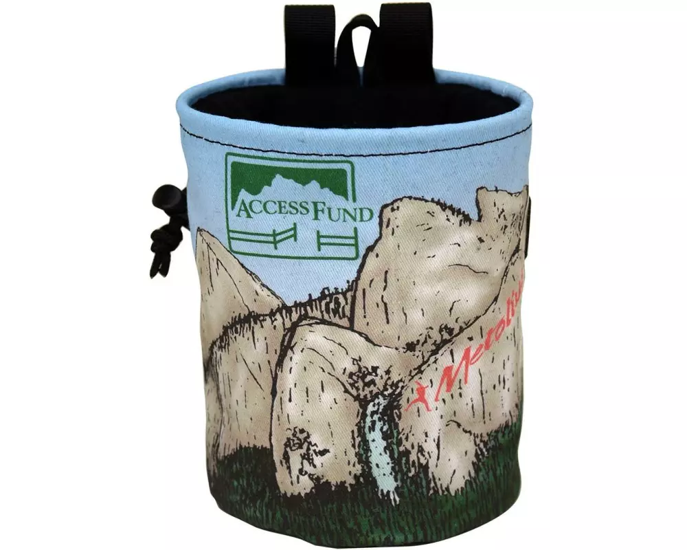 Metolius Chalk Bag Access Fund Comp Blau/Grau