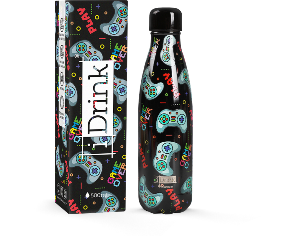 I-DRINK Thermosflasche 500ml ID0439 Let's play