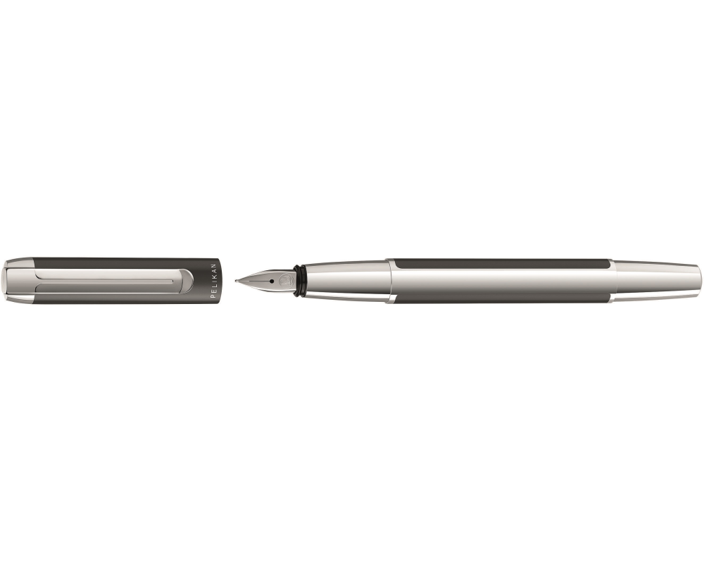 PELIKAN Füllhalter Pura M 817134 anthrazit, Faltschachtel