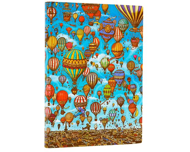 PAPERBLANKS Notizbuch Flex Midi FB9911-6 Ballone blanko 176 S.