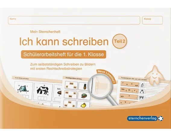 Ich kann schreiben Teil 2. Mein Sternchenheft für die 1. Klasse