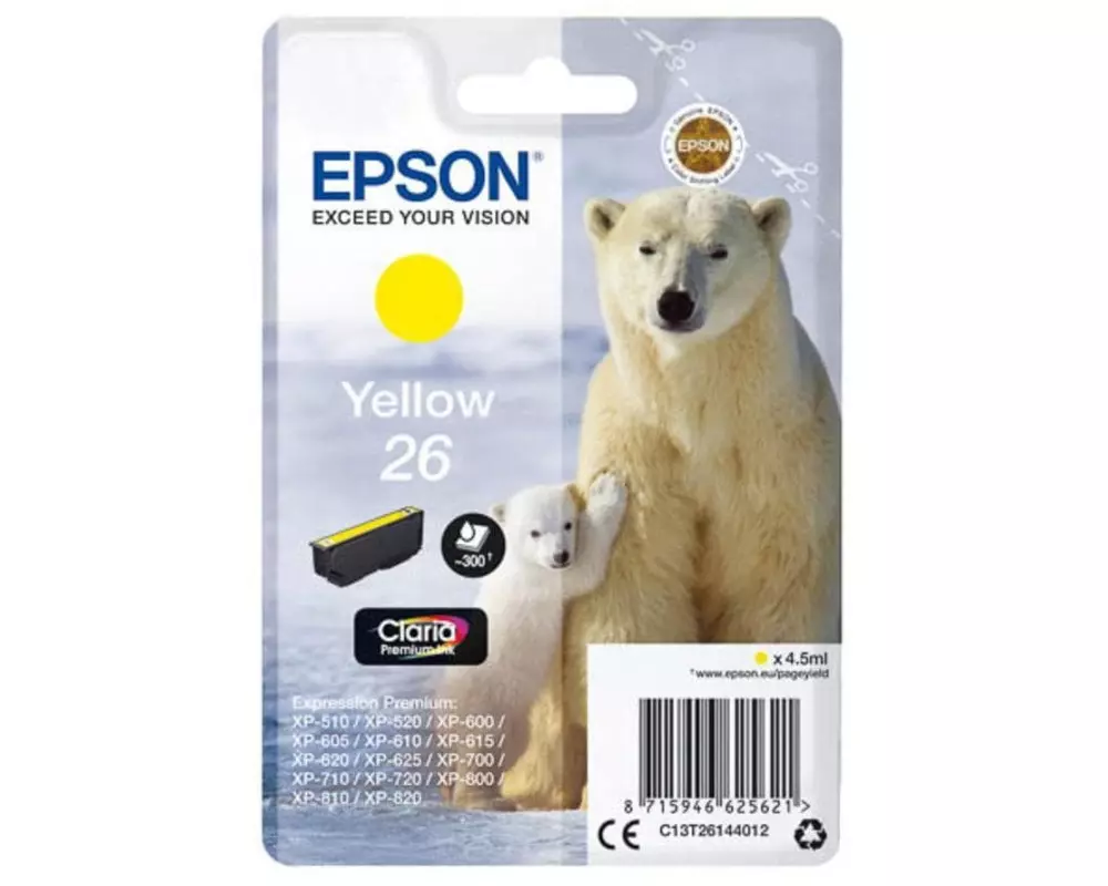 Epson Tinte T26144012 Yellow