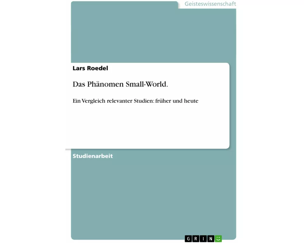Das Phänomen Small-World