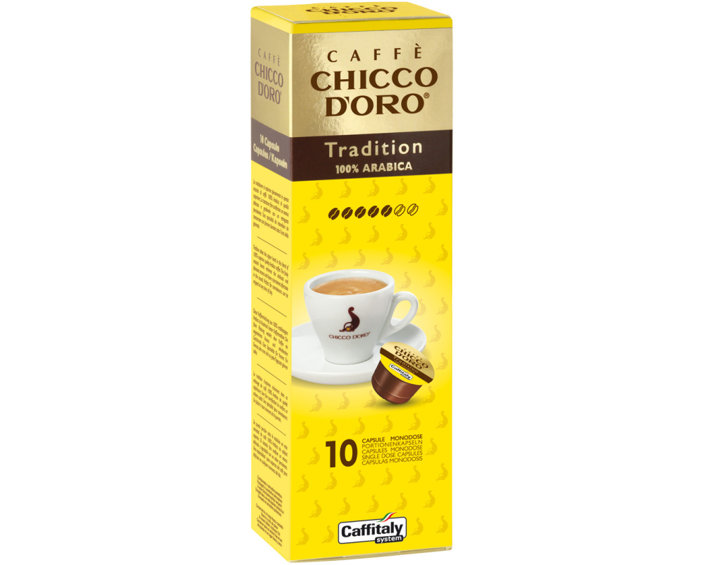 CHICCO D'ORO Kaffee Caffitaly 802000 Tradition Arabica 10 Stück