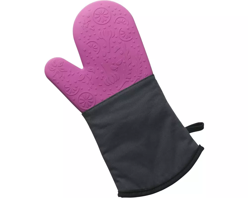Lurch Küchenhandschuh Rosa/Schwarz