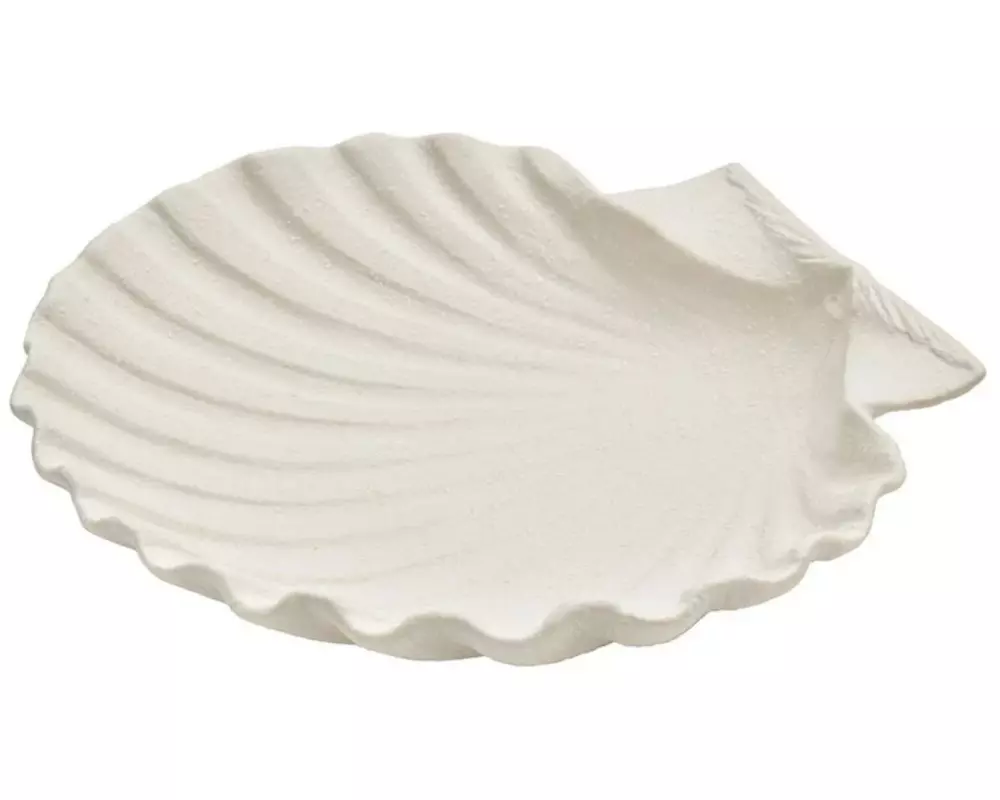 G. Wurm Aufsteller Muschel 24 x 23 cm, Weiss
