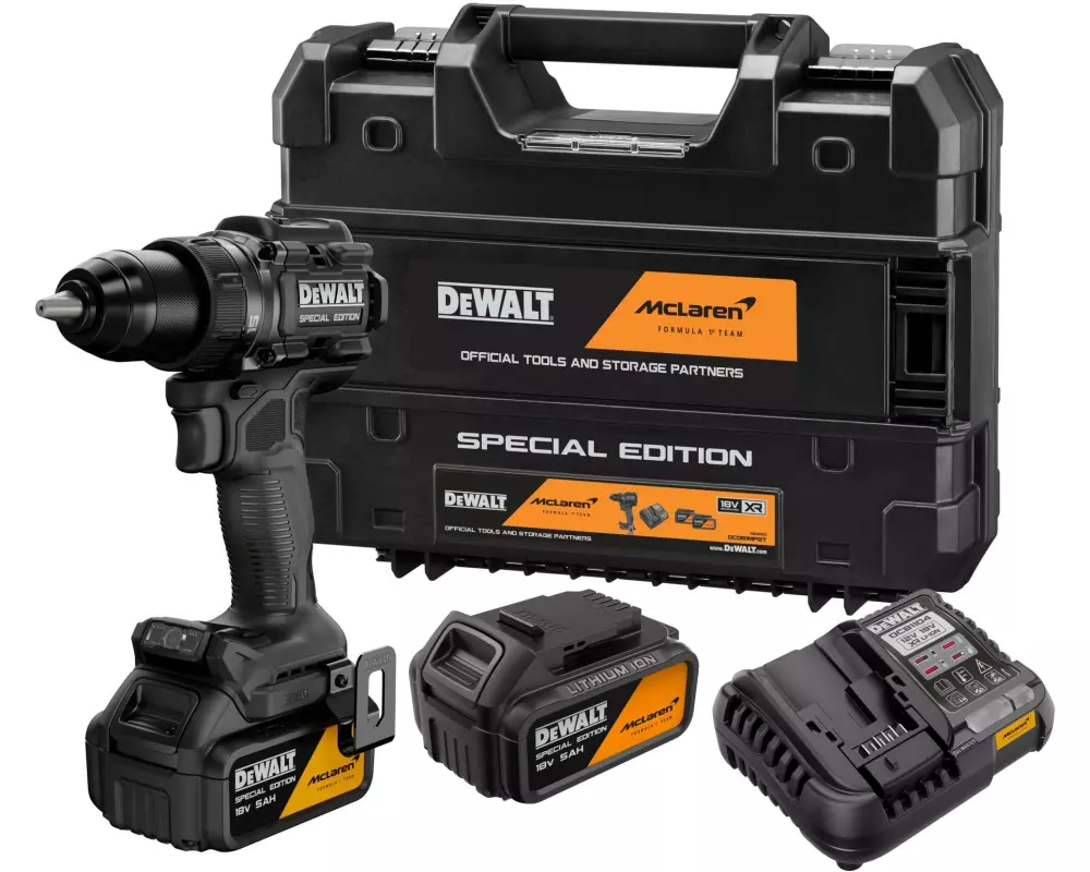 DEWALT Akku-Bohrschrauber McLaren F1 Team 18 V XR Special Edition