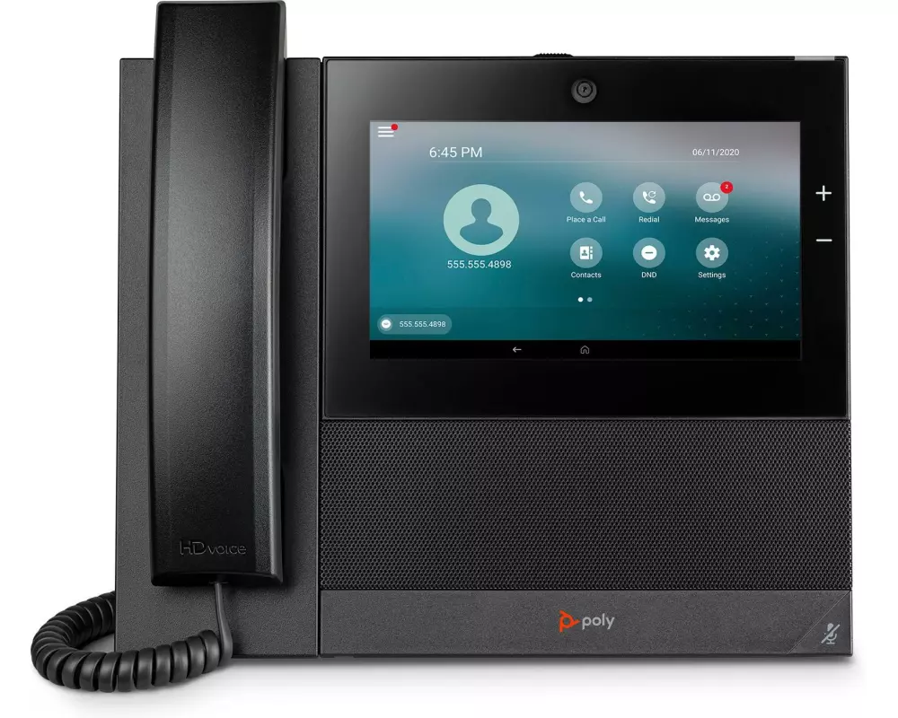 Poly Tischtelefon CCX 700 SIP Schwarz