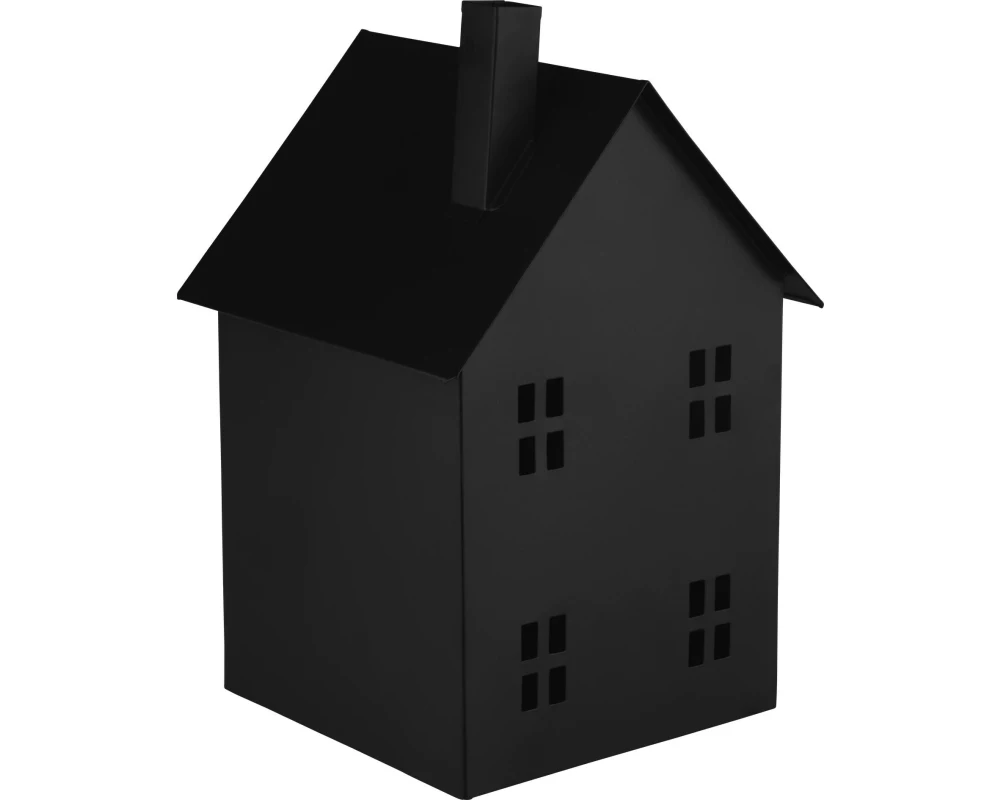 EGLO Weihnachtswindlicht Haus Gutapol Schwarz, Metall