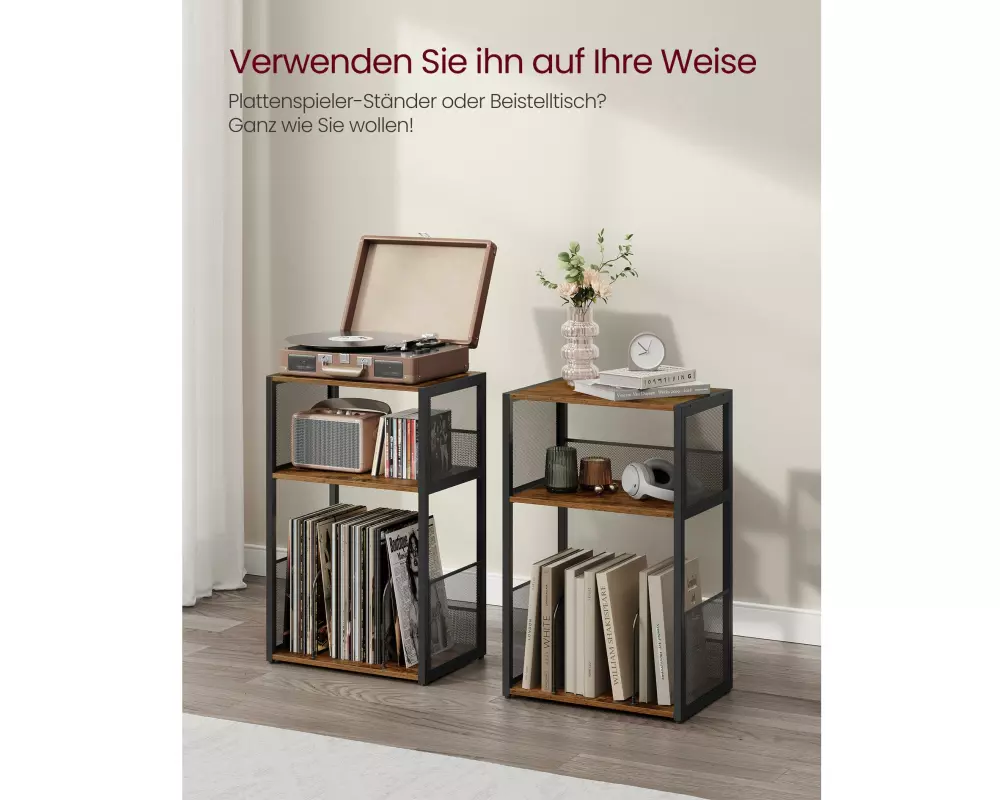 VASAGLE Beistelltisch 43 x 69 cm, Braun