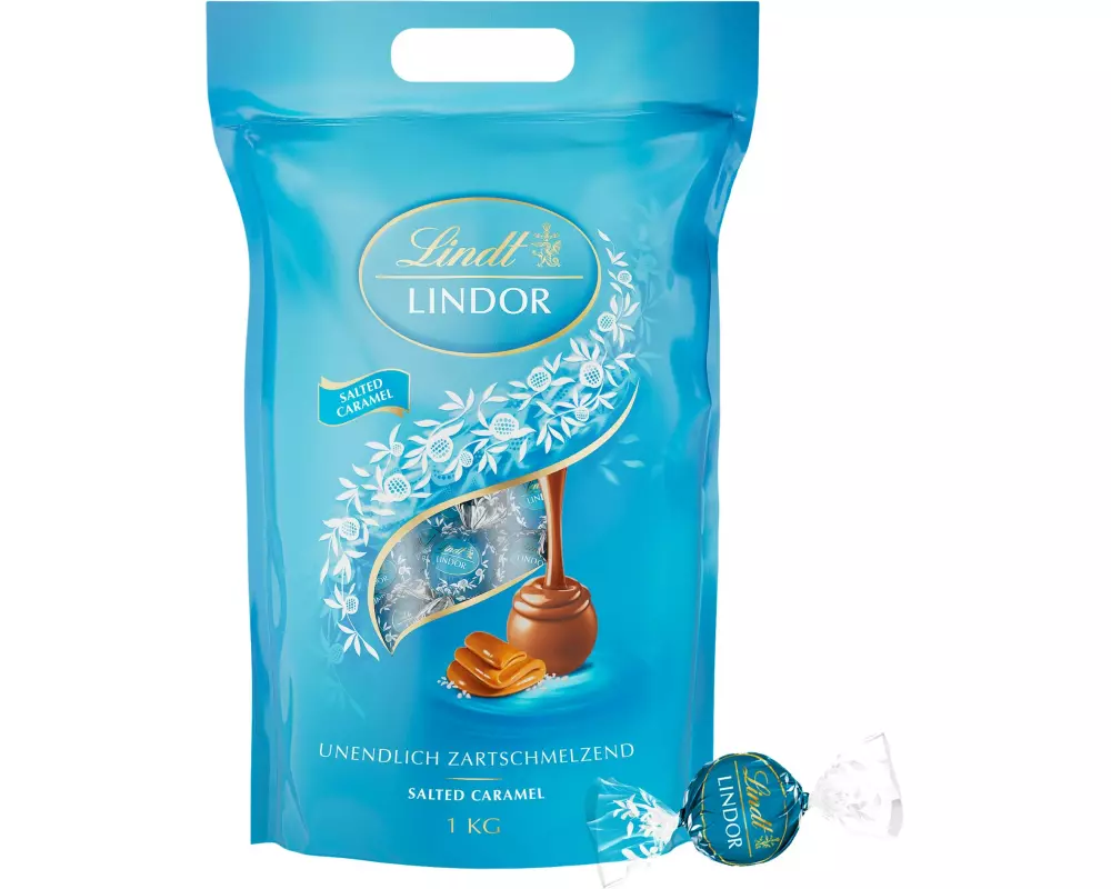 Lindt Schokolade Lindor Salted Caramel 1000 g