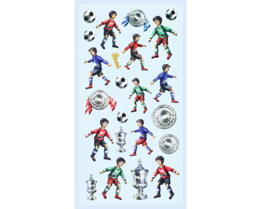 HobbyFun Motivsticker Fussball 1 Blatt