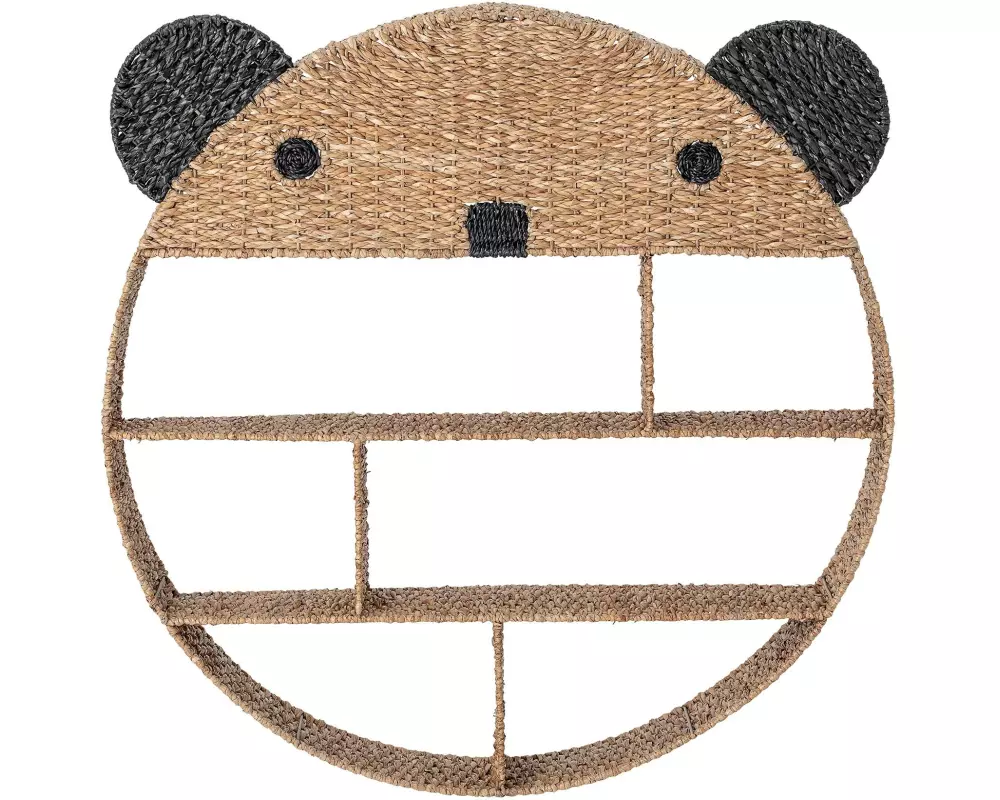 Bloomingville Bücherregal Ghalia Natur, Bankuan-Gras