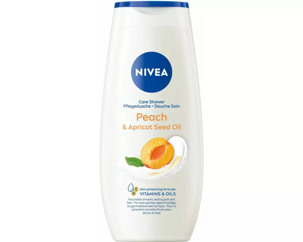 NIVEA Duschcreme Pflegedusche Peach and Apricot Seed Oil 250 ml