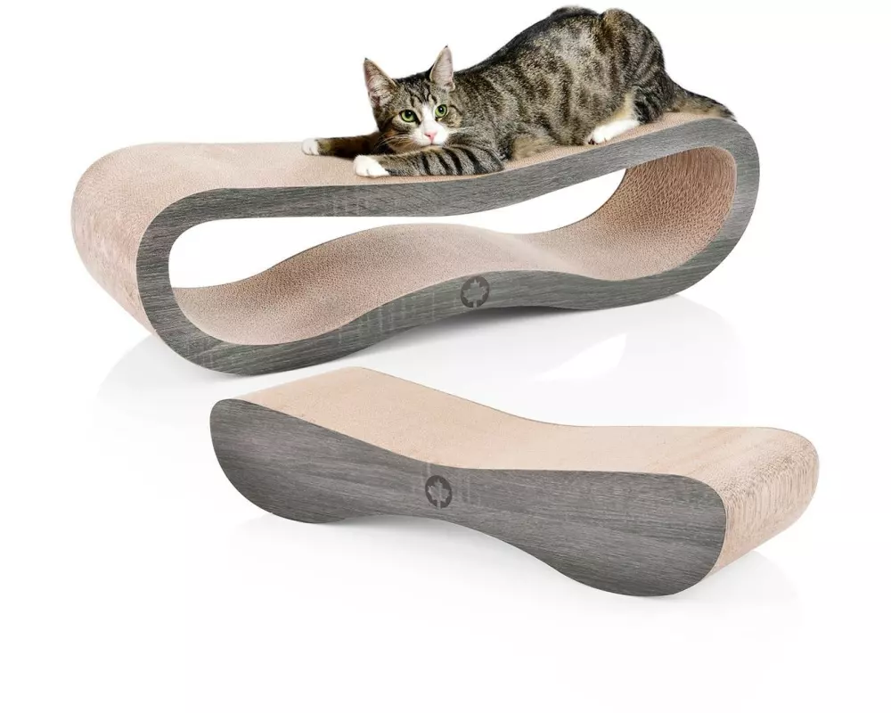 CanadianCat Kratzmöbel Set Orbit & Satellite Dunkelgrau